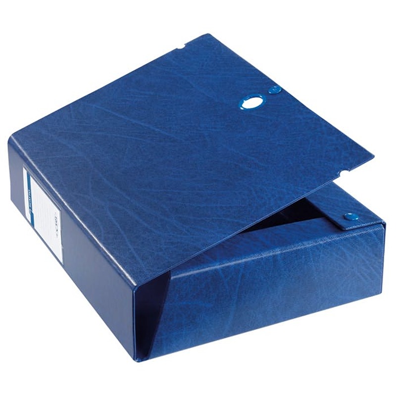 CARTELLA PROGETTI SCATTO DORSO 80 BLU