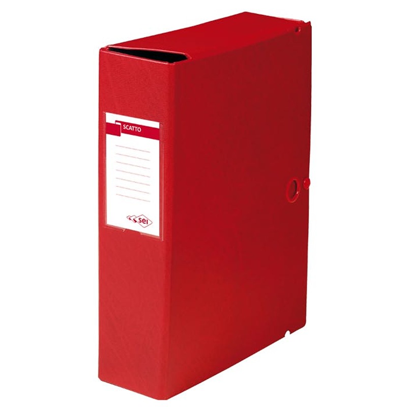 CARTELLA PROGETTI SCATTO DORSO 120 ROSSO