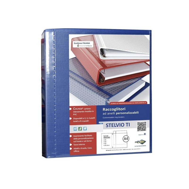 CARTELLA STELVIO PERS.4AN.22X30 DR.25 BLU