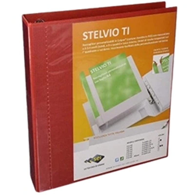CARTELLA STELVIO PERS.4AN.22X30 DR.30 ROSSO
