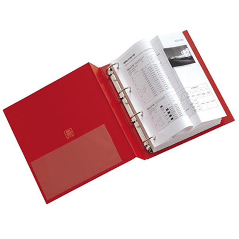 CARTELLA STELVIO PERS.4AN.22X30 DR.40 ROSSO