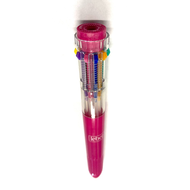 PENNA LEBEZ 10 COLORI FUSTO ROSA
