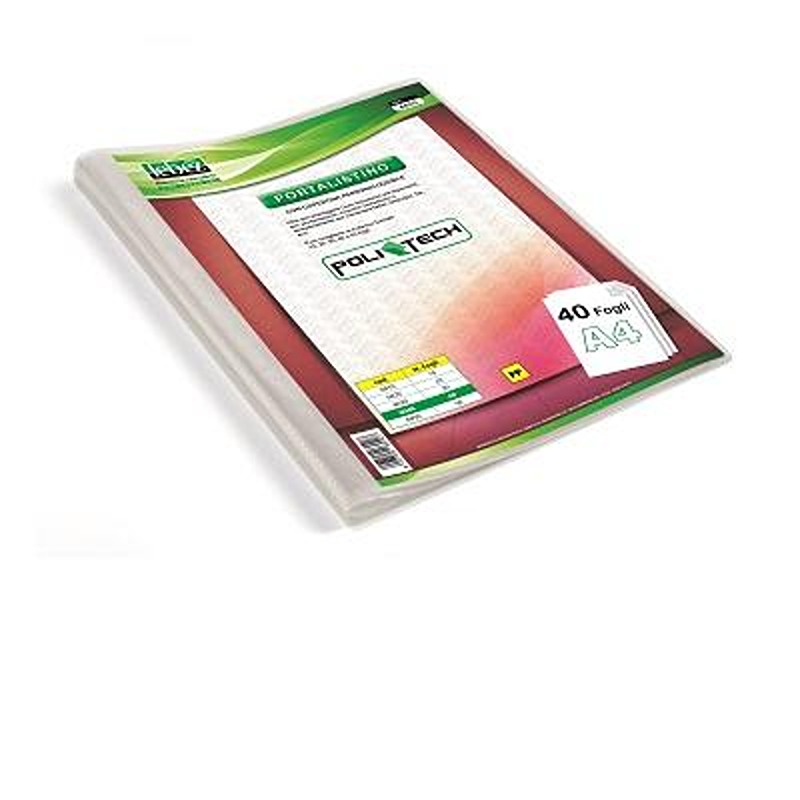 PORTALISTINI 40 BUSTE PERS. 22X30 FLESSIBILE POLI-TECH LEBEZ