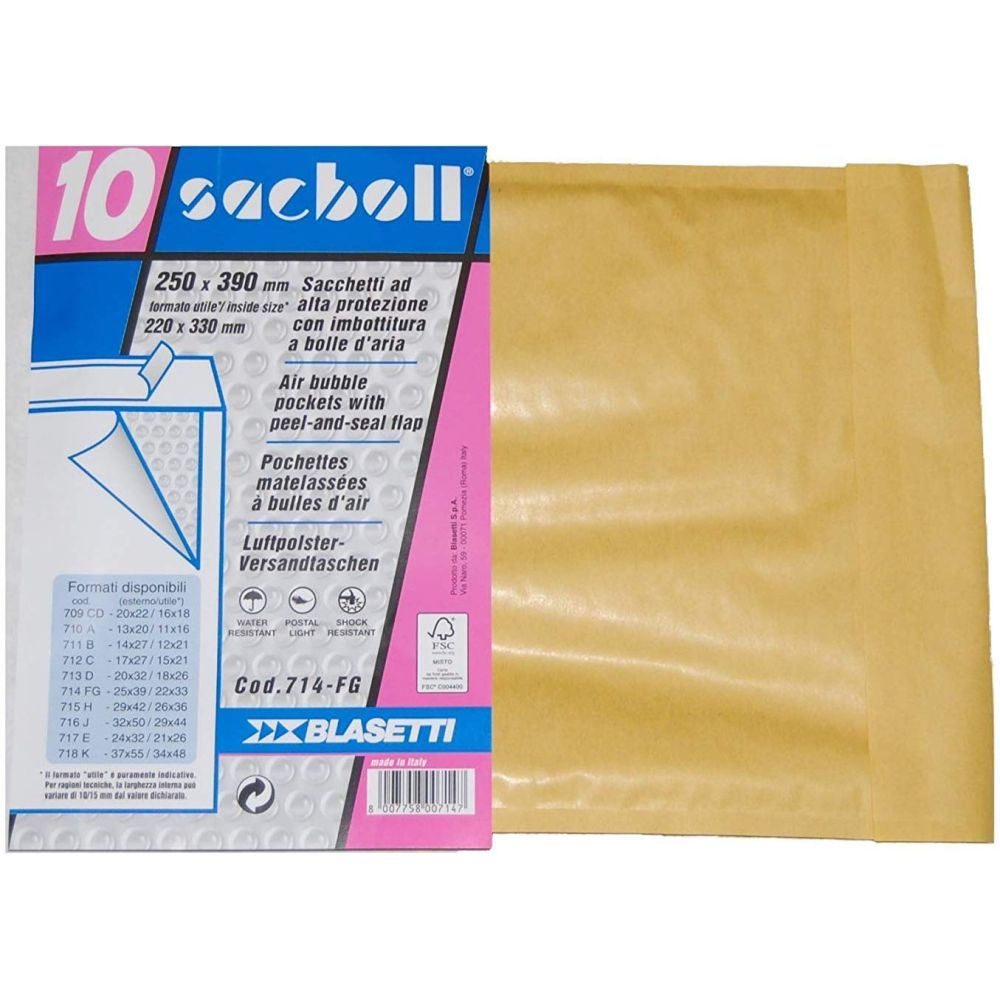 BUSTE IMBOTTITE 26X39 UTILI 23X33 PZ. 10