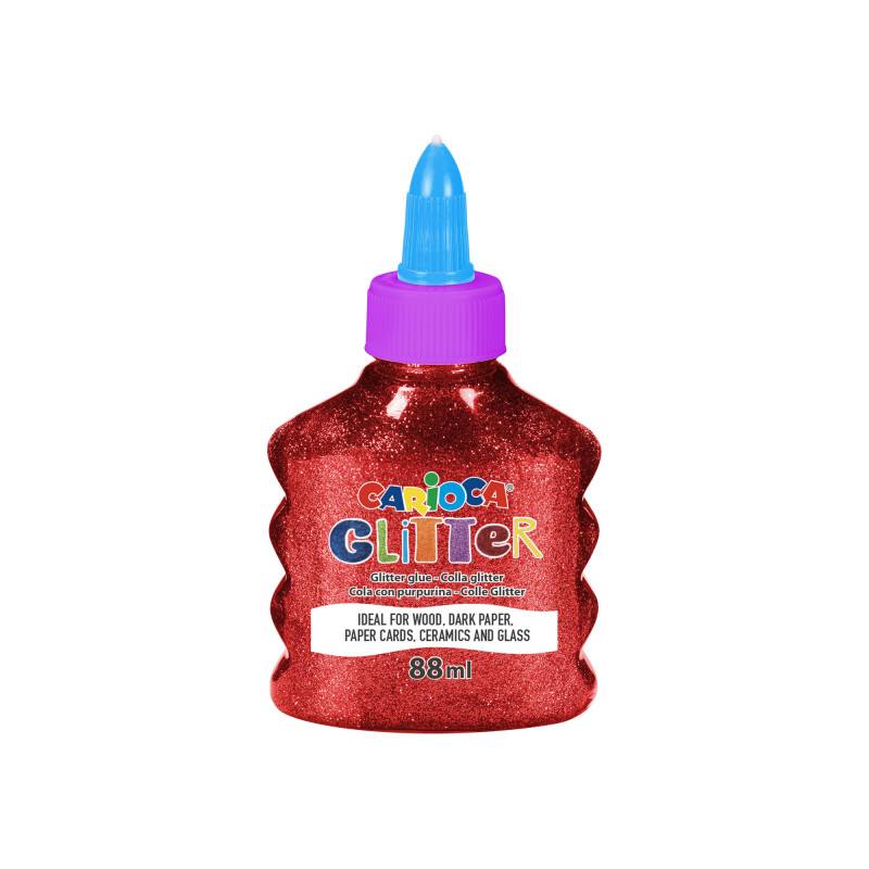 COLLA GLITTER ML.88 ROSSO