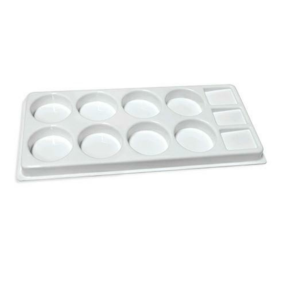 TAVOLOZZA PER ACQUERELLI JUMBO 11 SCOMPARTI CM. 14X33