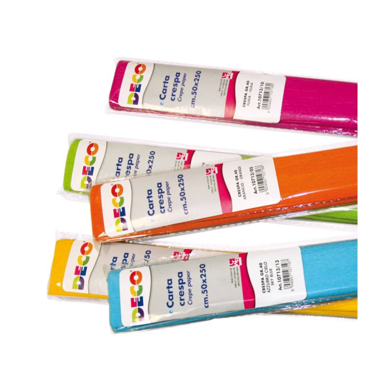 CARTA CRESPA 40GR 6 COLORI CALDI