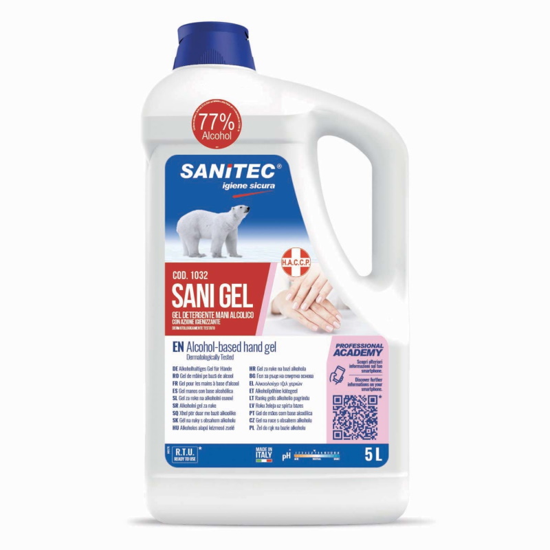 GEL DETERGENTE SANI GEL 5KG SANITEC
