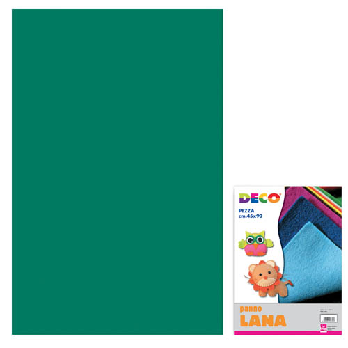 PANNO LANA - PEZZA CM. 45x90 - VERDE