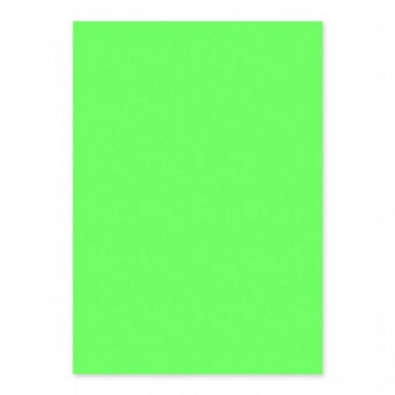 CARTONCINO FLUORESCENTE VERDE