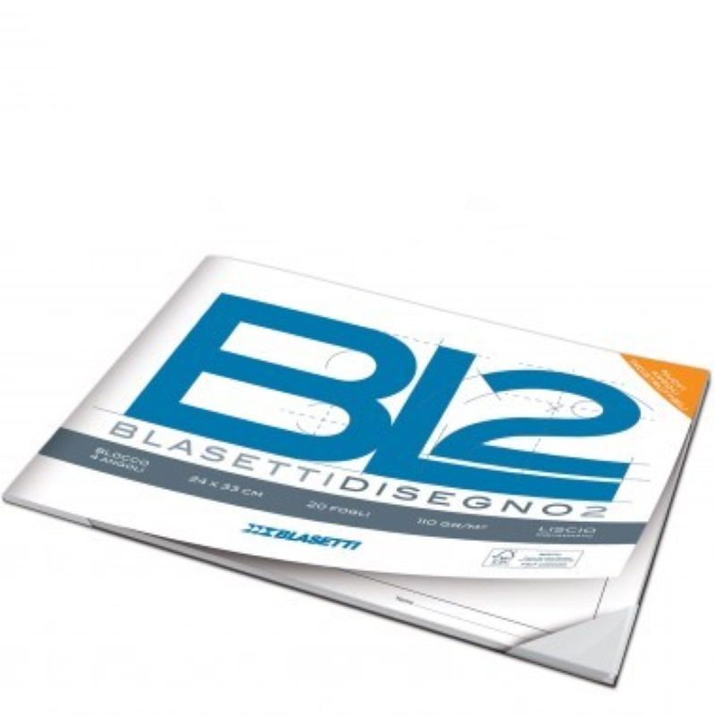 CARTA DISEGNO F2 BLOCCO 33X48 FG.12 RUVIDO