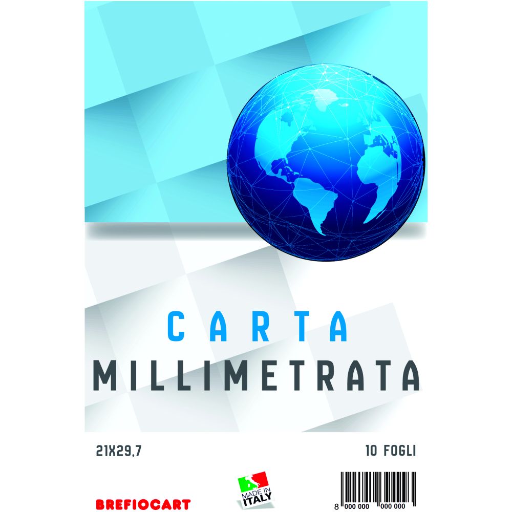 CARTA MILLIMETRATA FG. 10 A4