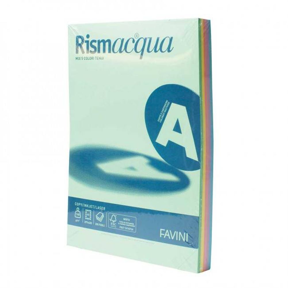 RISMAACQUA A3 GR. 140 FG. 200 5 COL. TENUI