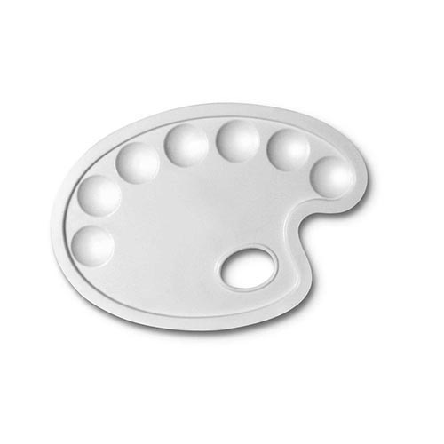 TAVOLOZZA PLASTICA CM. 24x17 - OVALE