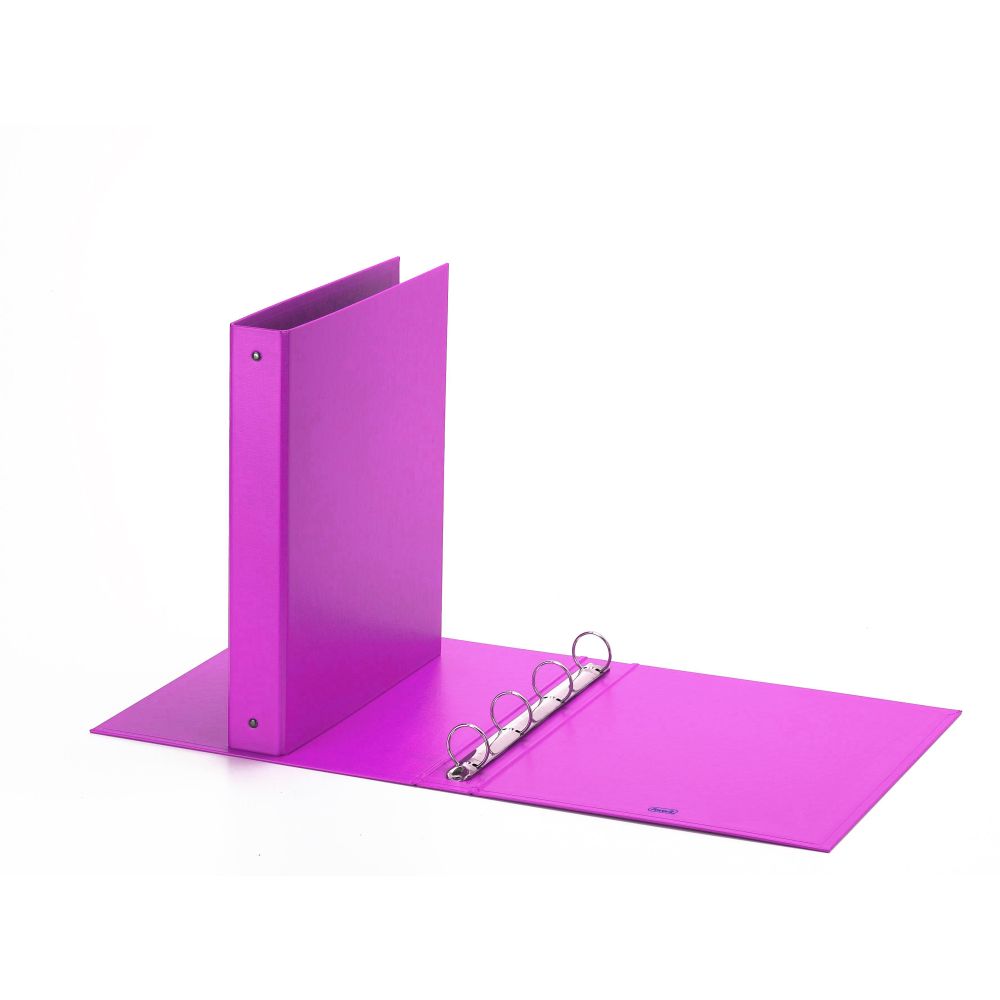 CARTELLA 4 ANELLI PVC 26X32 Ø 30 CICLAMINO