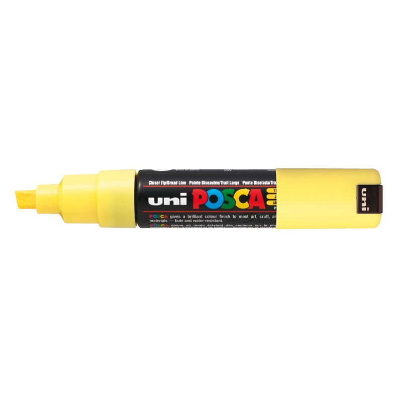 MARKER UNIPOSCA PC-8 PT.SCALPELLO GIALLO