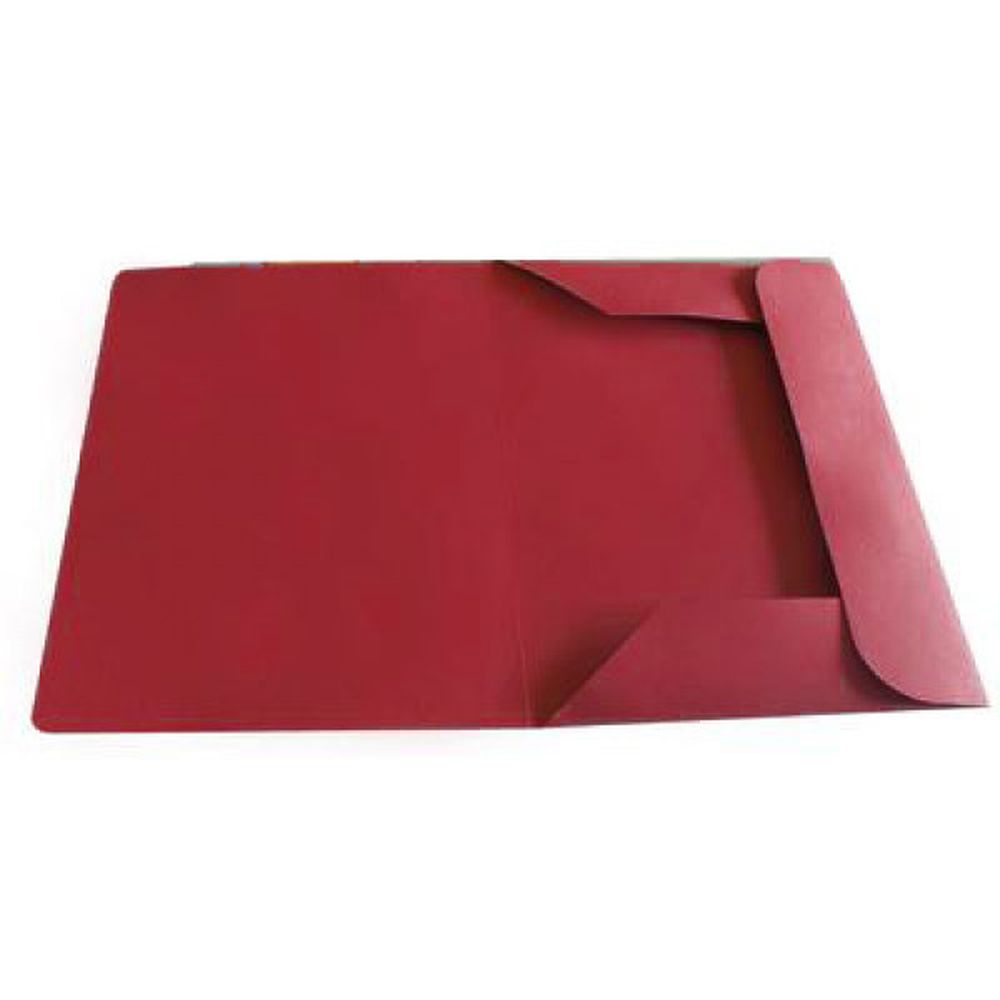 CARTELLINA MANILLA 3 LEMBI PZ.50 25X35 ROSSO