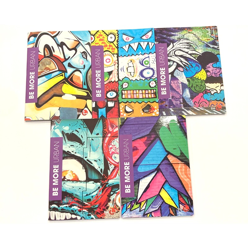 QUADERNO MAXI URBAN 100GR. 72FG RIGA DI 3 ELEMENTARE
