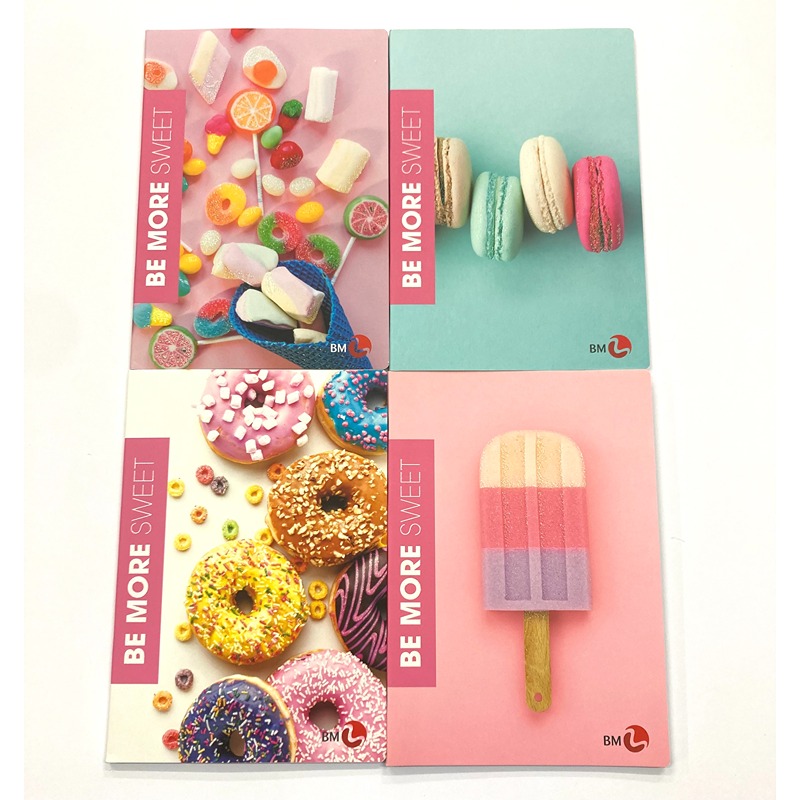 QUADERNO MAXI SWEET 100GR. 72FG RIGA DI 3 ELEMENTARE