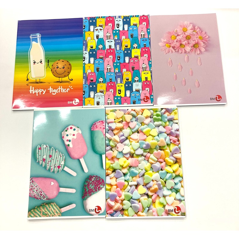 QUADERNO MAXI 80GR. 5MM CON MARGINE MIX2 BAMBINA