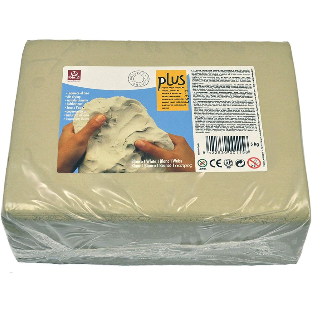 CRETA NATURALE PANETTO KG. 5 COLORE BIANCO