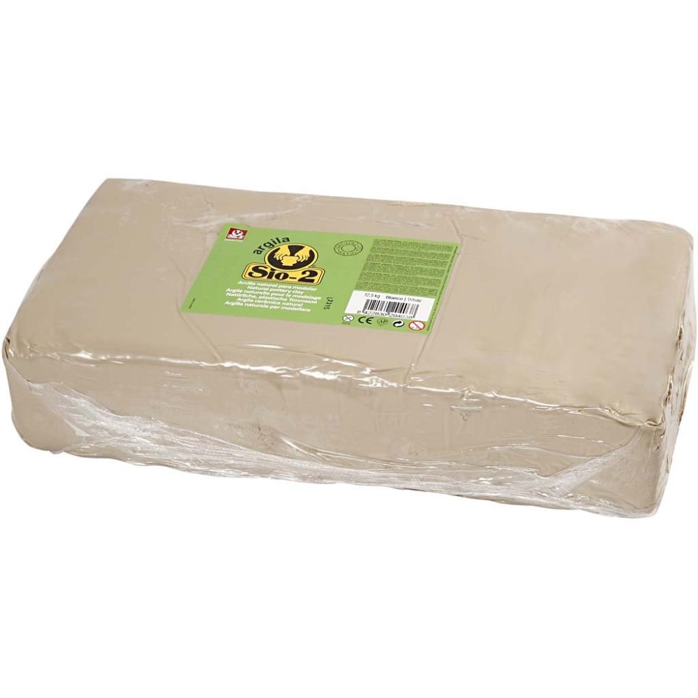 CRETA NATURALE PANETTO KG. 12,5 COLORE BIANCO