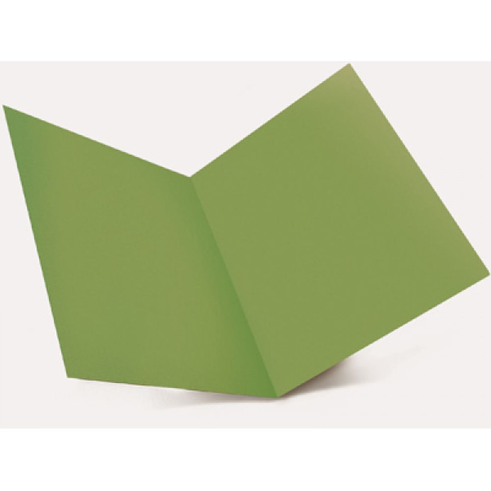 CARTELLINA LUCE SEMPLICE 25X34 GR. 200 PZ. 50 VERDE