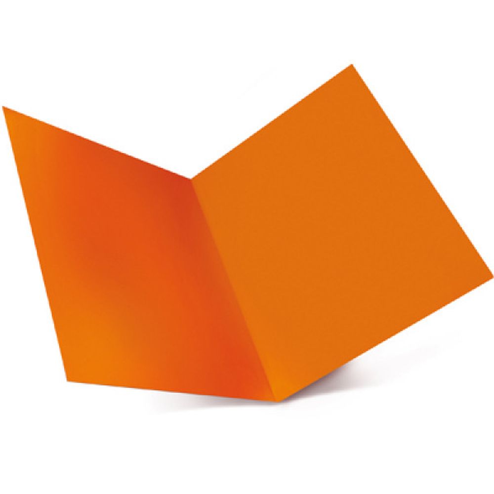 CARTELLINA LUCE SEMPLICE 25X34 GR. 200 PZ. 50 ARANCIO