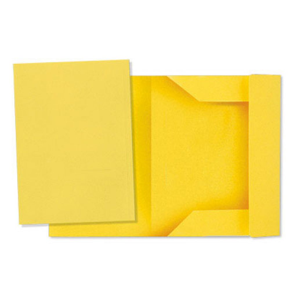 CARTELLINA LUCE 3 LEMBI 25X34 GR. 200 PZ. 25 GIALLO