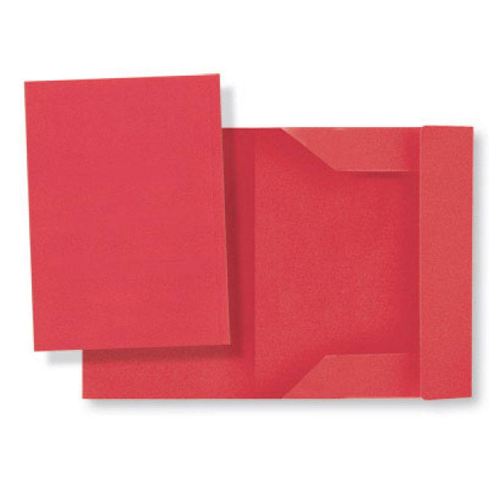 CARTELLINA LUCE 3 LEMBI 25X34 GR. 200 PZ. 25 ROSSO