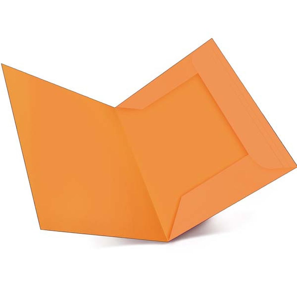 CARTELLINA LUCE 3 LEMBI 25X34 GR. 200 PZ. 25 ARANCIO