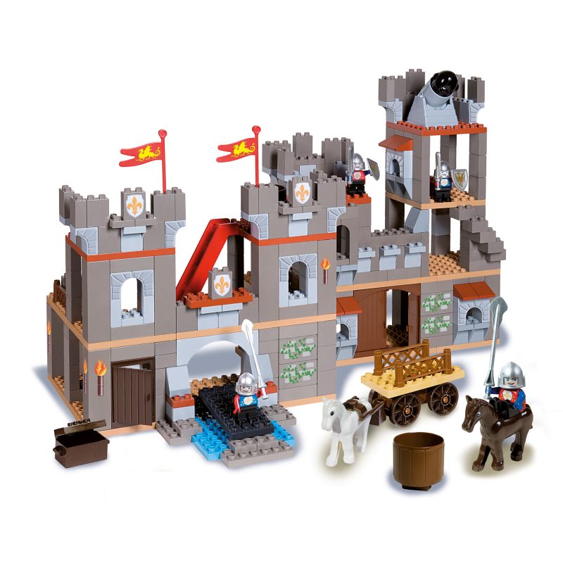 UNICOPLUS CASTELLO MEDEVALE GRANDE PZ.353 + 6 FIGURE