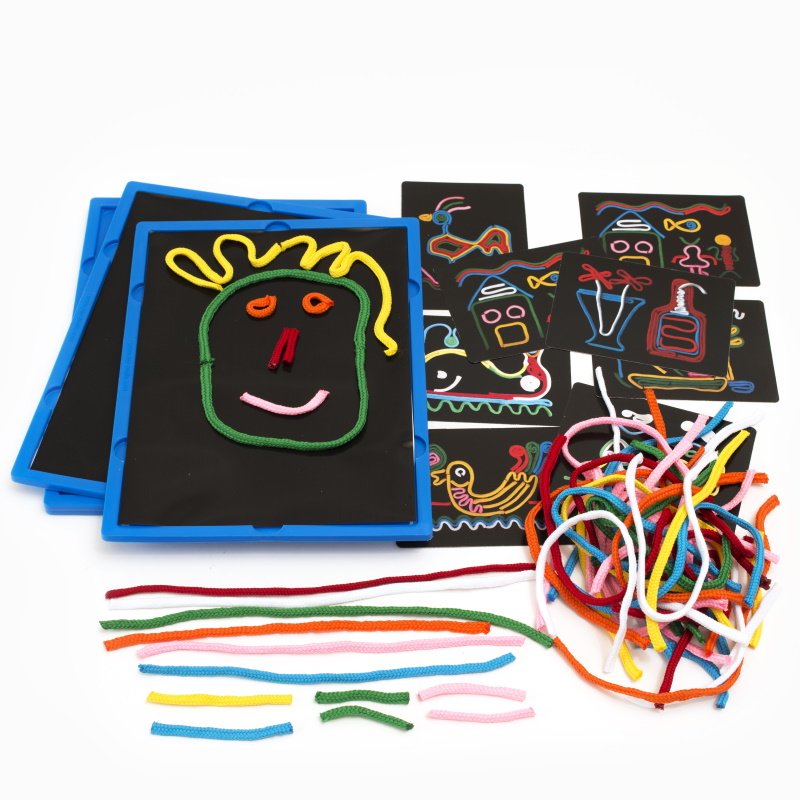SET 4 LAVAGNE FILI A RILIEVO