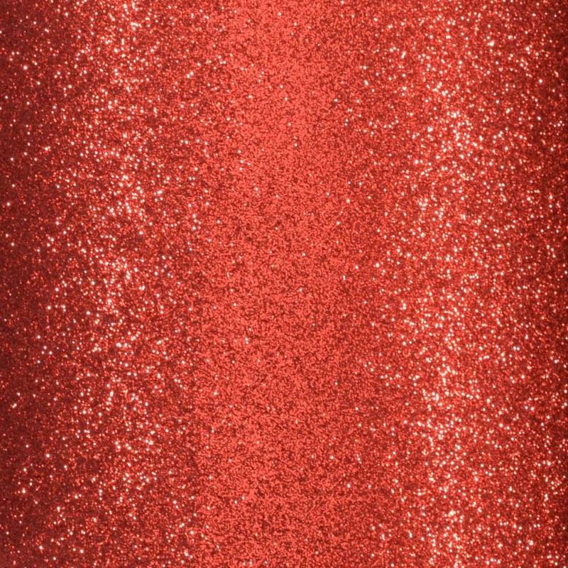 CARTONCINO GLITTER ROSSO