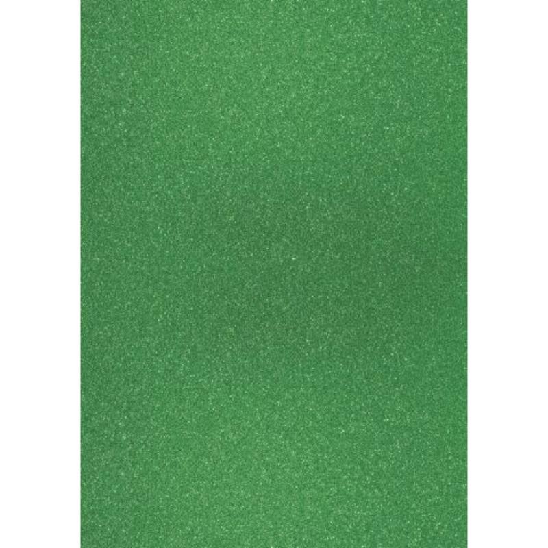 CARTONCINO GLITTER VERDE