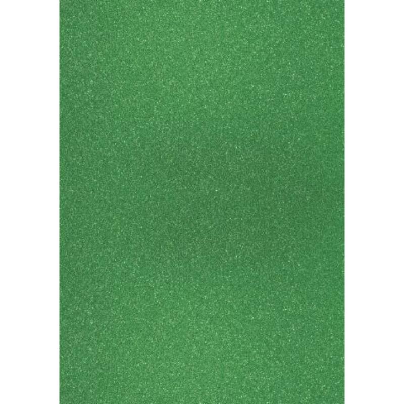 CARTONCINO GLITTER VERDE