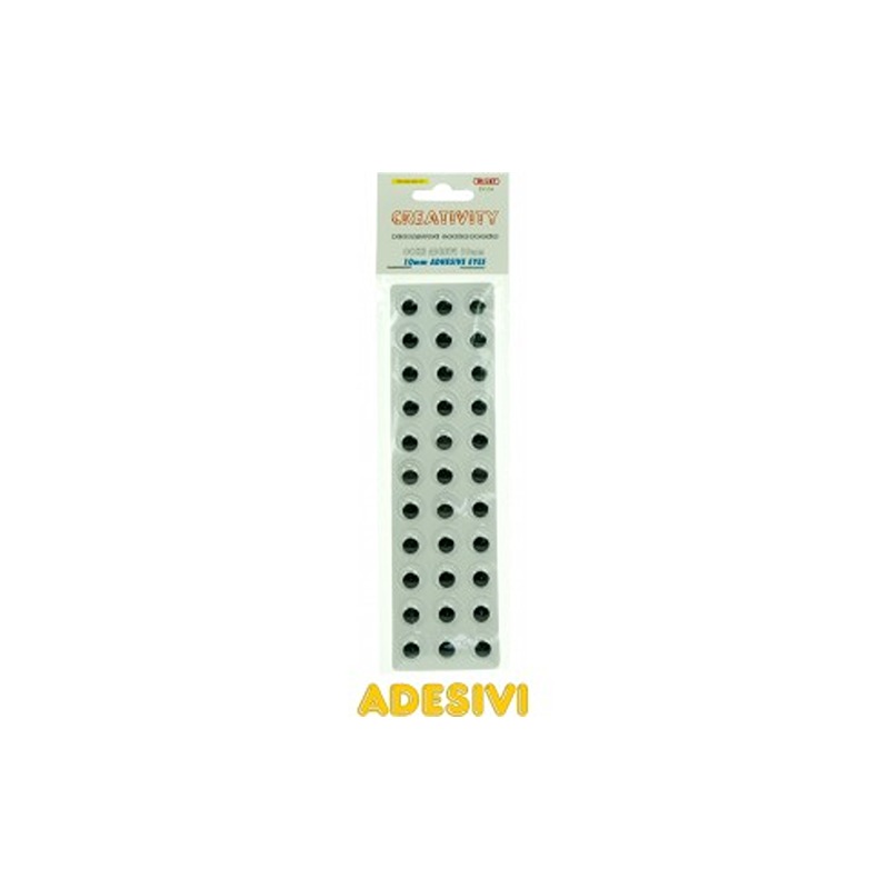 OCCHI ADESIVI 10MM 33 PZ.