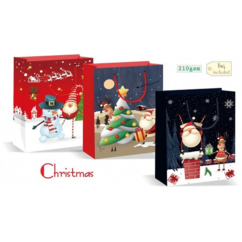 SHOPPER CARTA NATALE CM.33X46X10