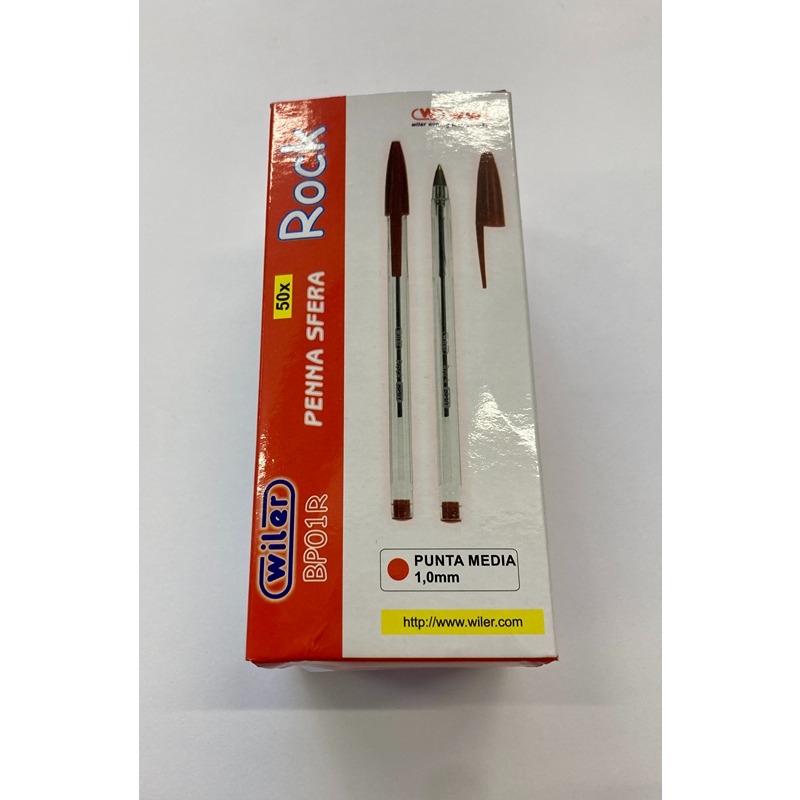 PENNASFERA ROCK PUNTA MM.1 ROSSO /50