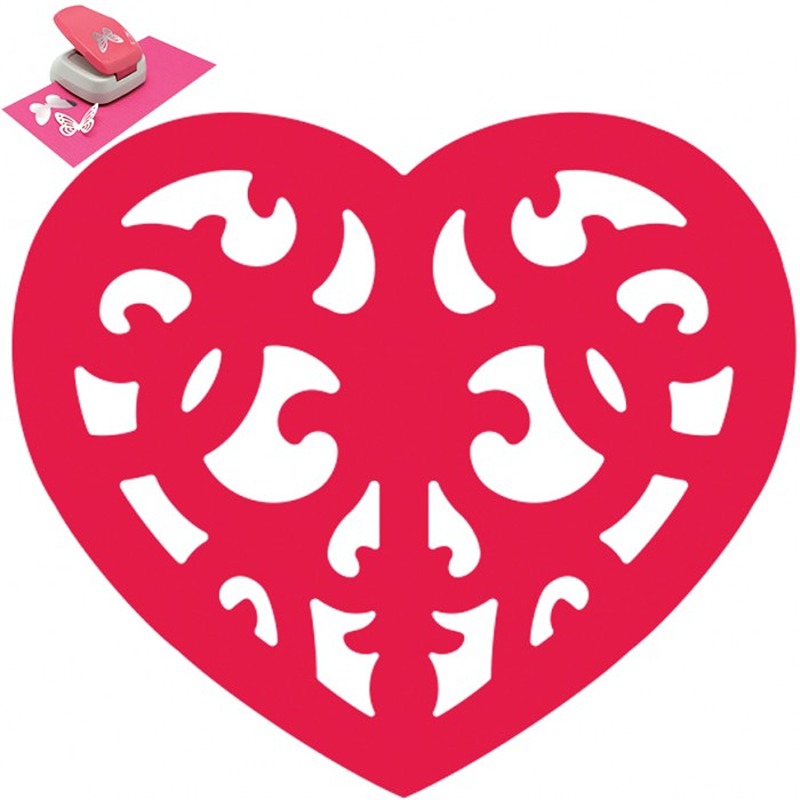 FUSTELLA SILHOUETTE SAGOMA CUORE