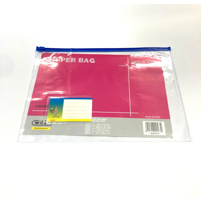 BUSTA PVC CON ZIP CM.33X24