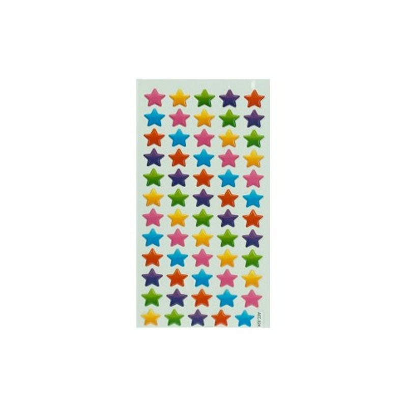 STICKER PUFFY WILER STELLE COLORI ASSORTITI