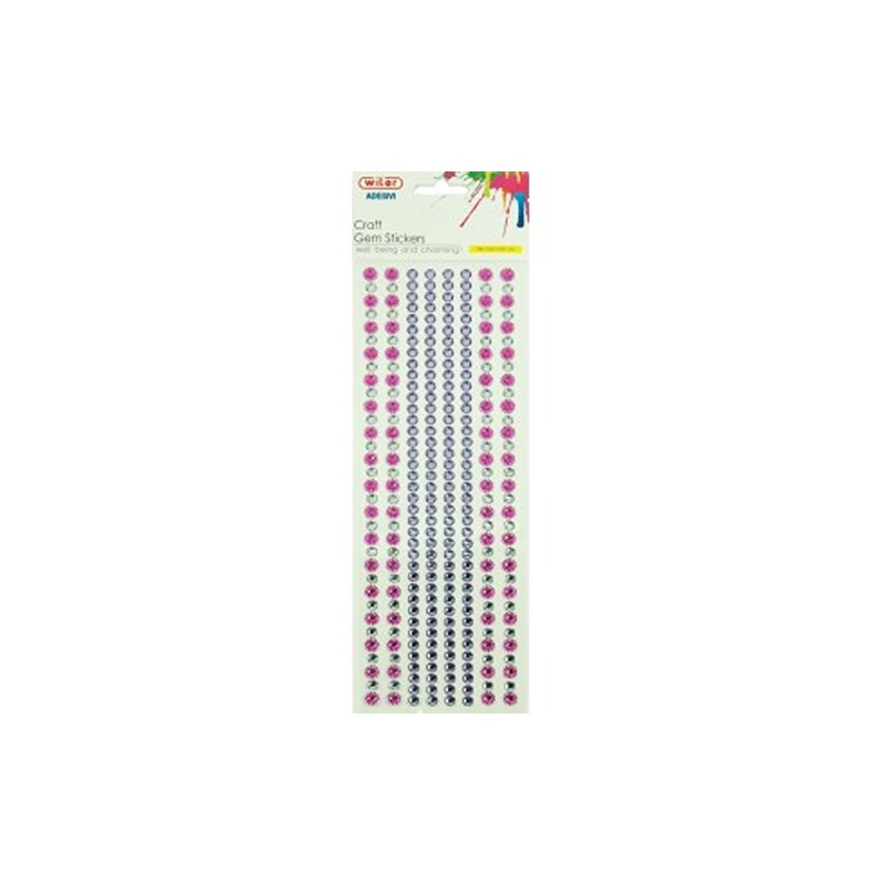 STRASS ADESIVI LINEARI GEMME E FIORI
