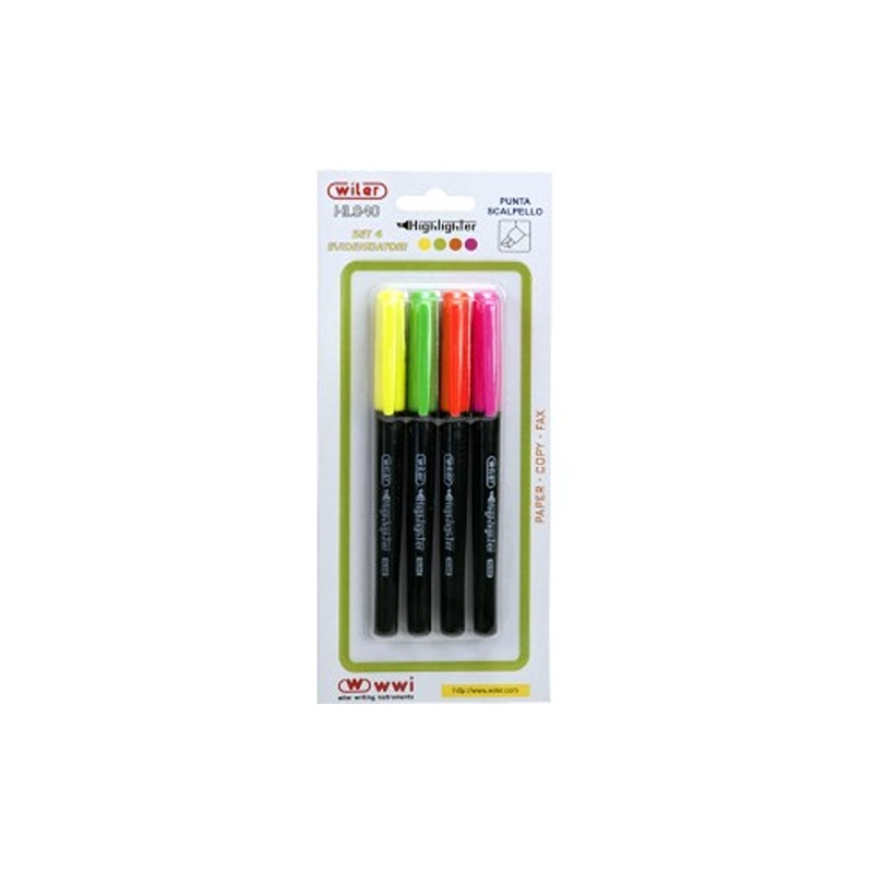 EVIDENZIATORI HIGHLIGHLER  HL840 /4PZ.
