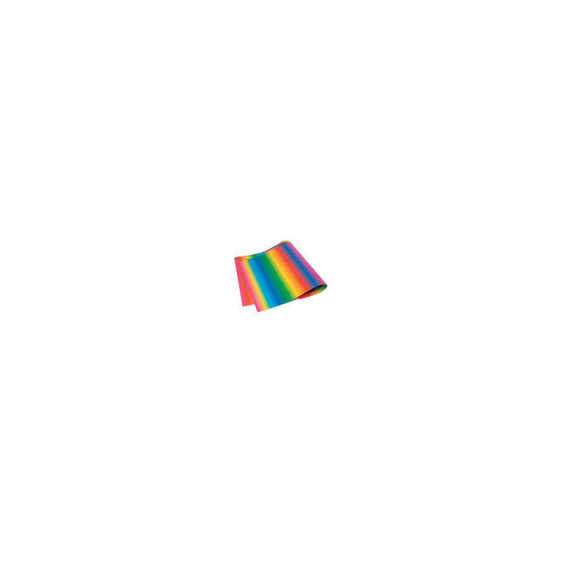 CARTONE ONDULATO ARCOBALENO  50X70