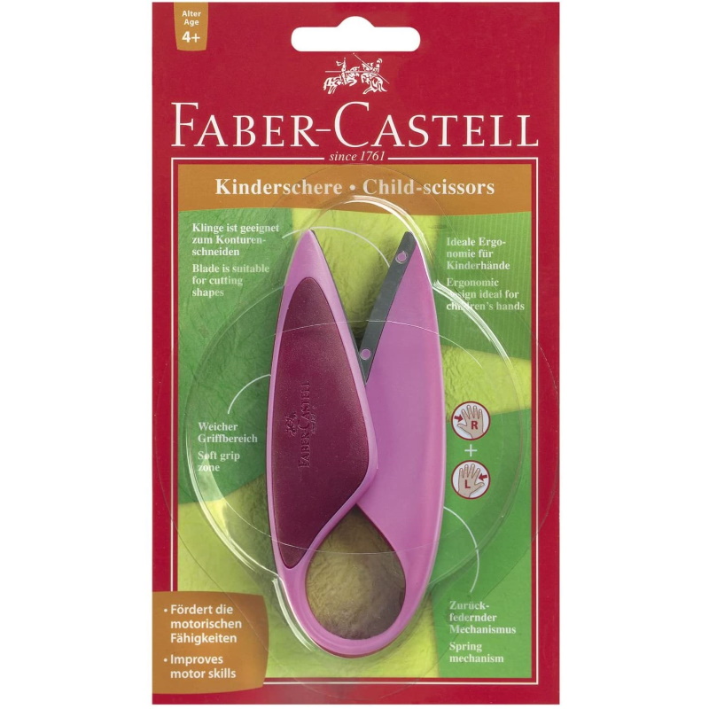 FORBICI DA BAMBINI FABER CASTELL ROSA