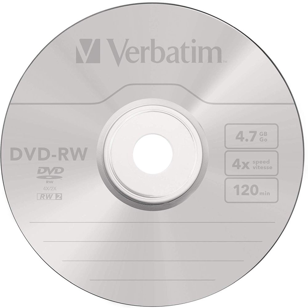 DVD-RW 4,7 120MB RISCRIVIBILE PZ.1