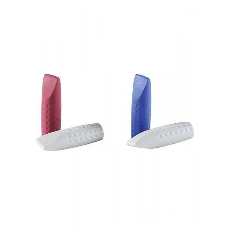 GOMMA A MANICOTTO 2PZ FABER CASTELL GRIP 2001 COL.ASS.