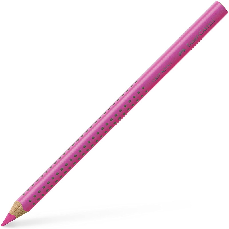 MATITE JUMBO GRIP NEON ROSA FABER CASTELL