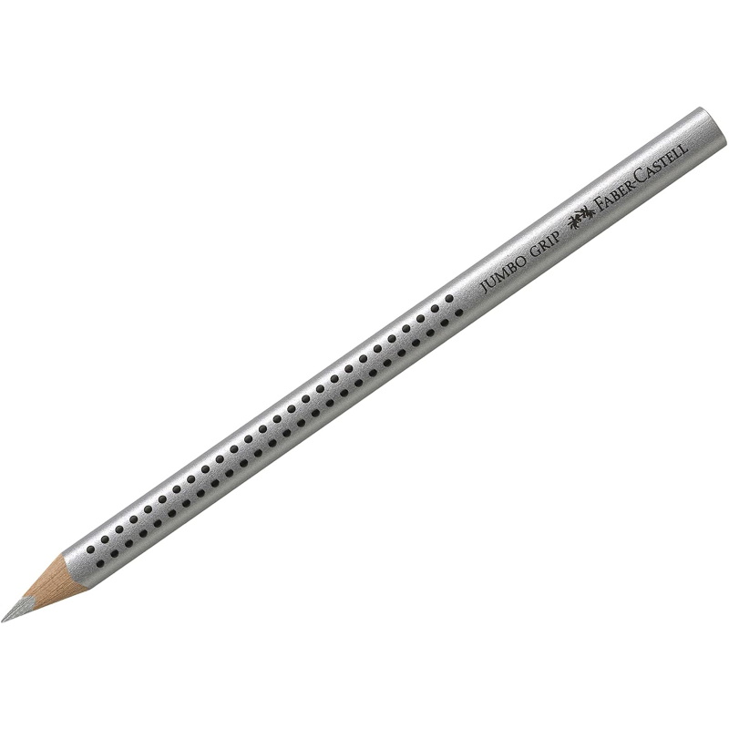 MATITE JUMBO GRIP ARGENTO FABER CASTELL